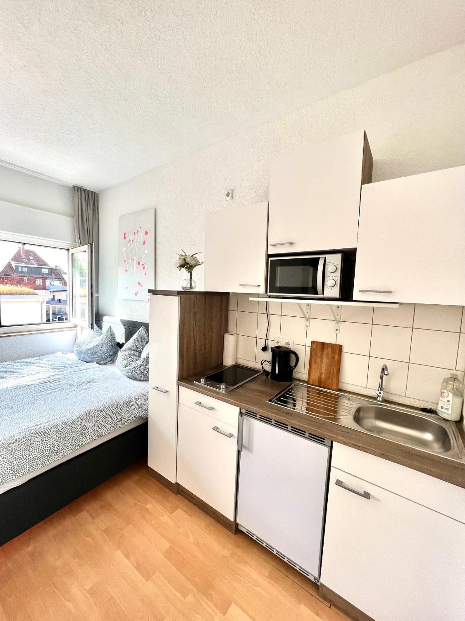 Budget City Appartement Kueche,Bad, Parken Im Zentrum Von Ravensburg Buitenkant foto